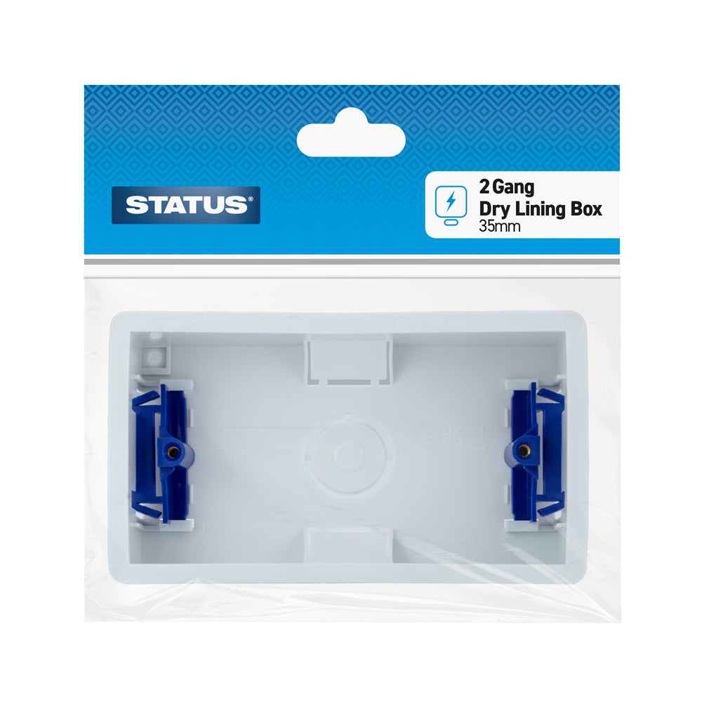 STATUS 2 Gang Dry Lining Box STATUS 2 Gang Dry Lining Box